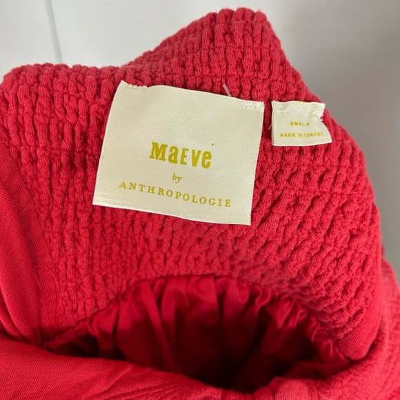 Anthropologie Maeve Puff Sleeved Sweetheart Mini Dress - Picture 6 of 6